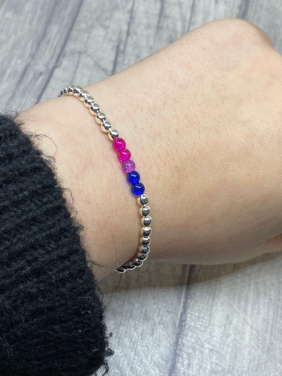 Wristband Bi Bracelet Bangle Bracelets Bi Pride Wristband Bisexual