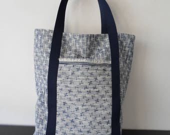 Sac cabas bleu