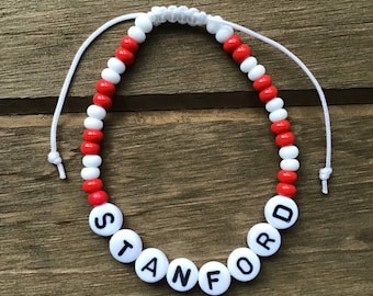 Stanford University Beaded Bracelet | Stanford Graduation Gift