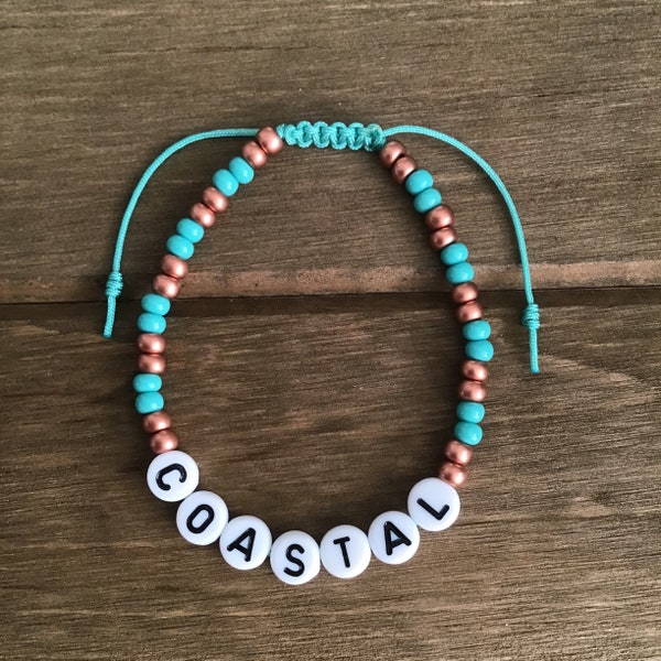 Coastal Carolina University Beaded Bracelet | Coastal Carolina Graduation Gift | Conway SC