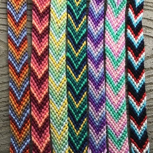 Custom Color Friendship Bracelet Choose Your Own Colors Any Colors Available image 1