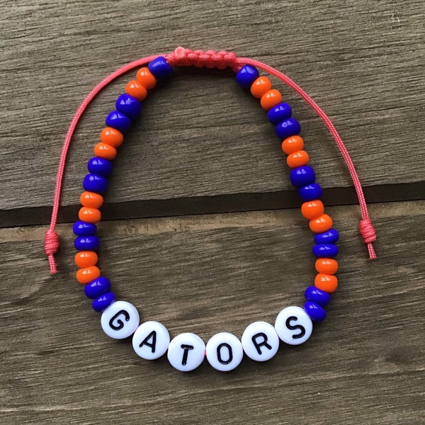 University of Florida Beaded Bracelet | Florida Graduation Gift | Gainesville FL