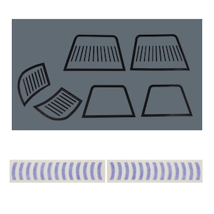 STORMTROOPER HELMET DECALS - Full Set - A New Hope - Replacement Armor Parts - Helmet Decals Full Set