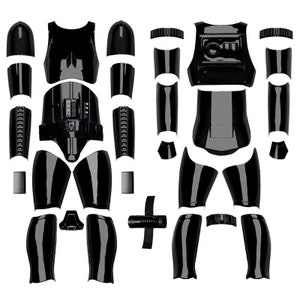 SHADOWTROOPER ARMOR Only - Armor Fully Trimmed and Ready to Strap - Without Helmet - Kit Version 1