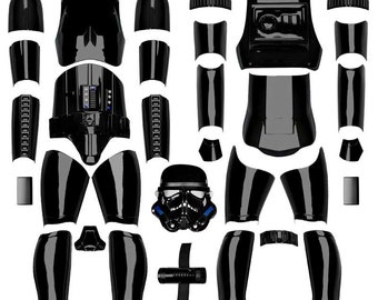 Star Wars Shadowtrooper Costume Armor Kit Version 2 - with Helmet