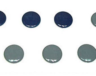 BODY ARMOR BUTTONS x 9 for a Star Wars Stormtrooper - A New Hope Blue and Gray - Replacement Armor Parts