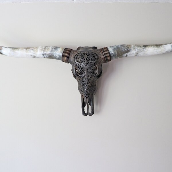 Longhorn Wall Mount - Etsy