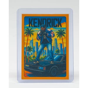 Custom Kendrick Lamar Trading Card | Limited Edition Hip Hop