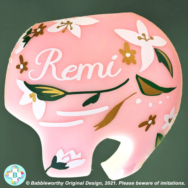 Plagiocephaly Helmet Decals, Floral Starband Cranial Band Decal Stickers for Pink Helmet (Helmet Not Included), Babbleworthy Stickers Only