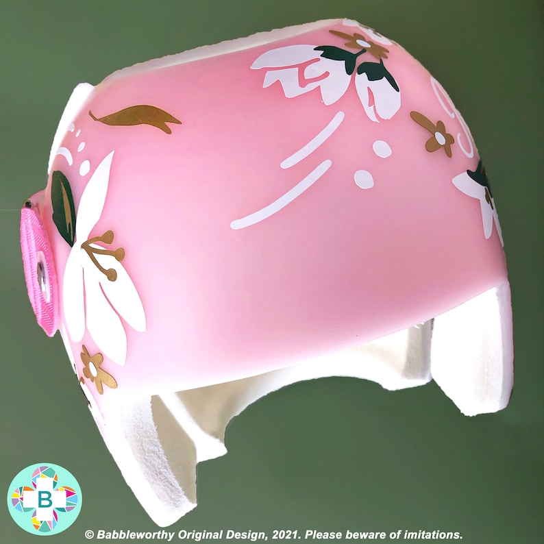 Plagiocephaly Helmet Decals Floral Starband Cranial Band Etsy