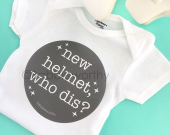 Cranial Band Helmet Baby Sticker Only (Shirt or Onesie Not Included), New Helmet Docband Sticker for Plagiocephaly Helmet Baby Boy Or Girl