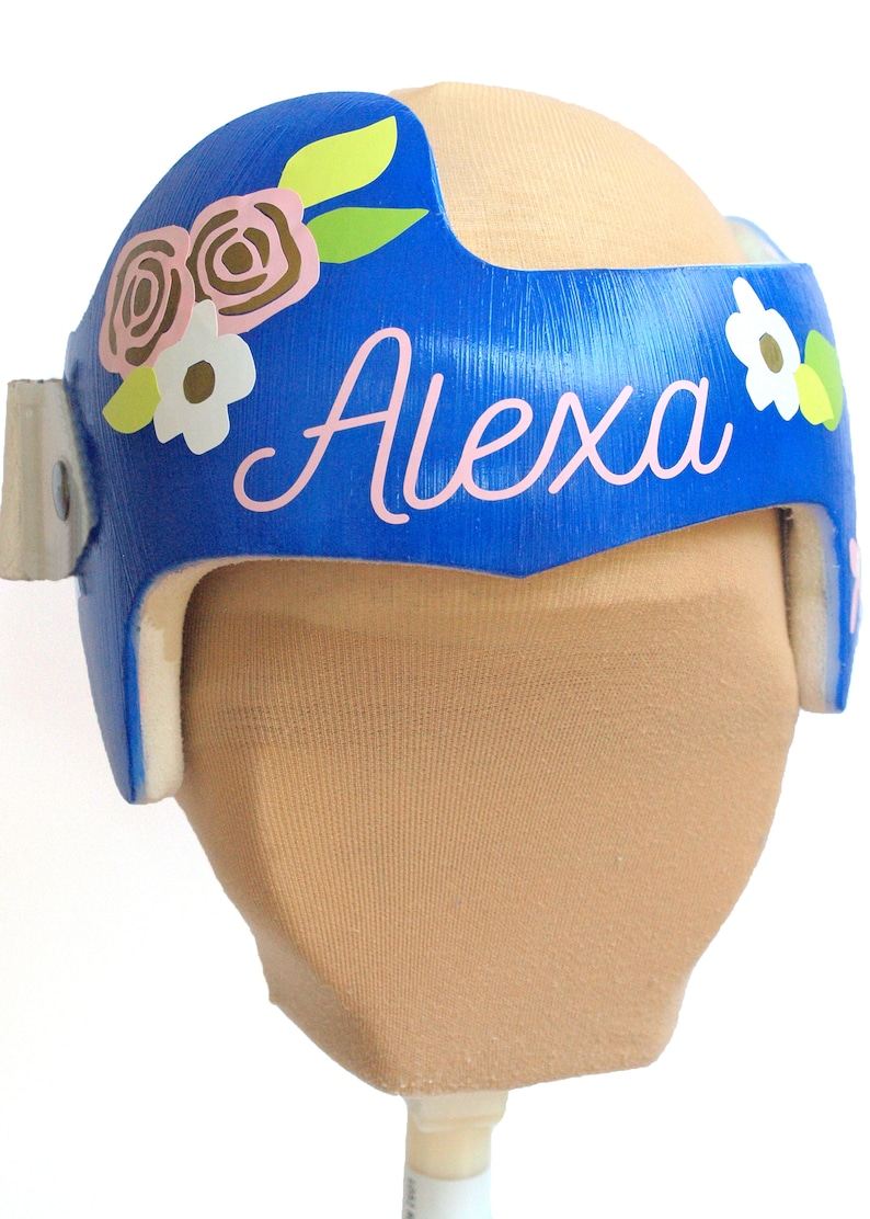 Cranial Band Decals for Baby Helmet Floral Girl Doc Band Etsy