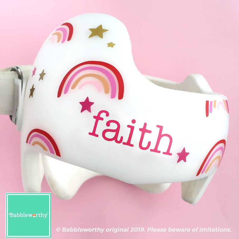 Cranial Band Decals Girl Baby Helmet Stickers Docband Decals Etsy