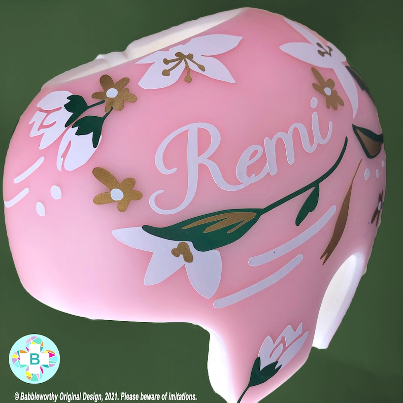 Plagiocephaly Helmet Decals Floral Starband Cranial Band Etsy