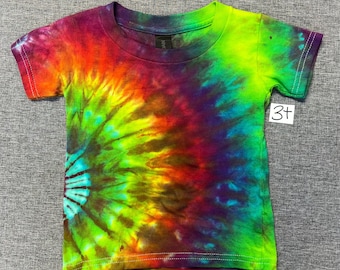 Rainbow Burst Tie Dye Shirt 2T