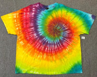 Rainbow Spiral Tie Dye Shirt 4XL