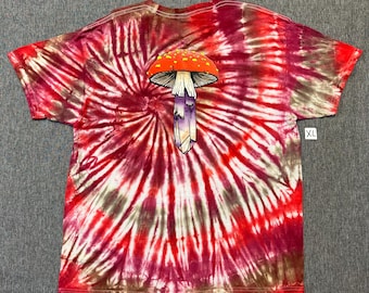 Crystal Mushroom Tie Dye Shirt XL
