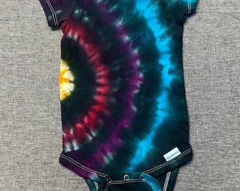 Rainbow Ripple Tie Dye Onesie 3-6month/12month