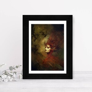 Artemis, Greek Mythology, Surreal, Fantasy, Multiple Sizes, Wall Art, Printable, 12x18, INSTANT DOWNLOAD, jpg
