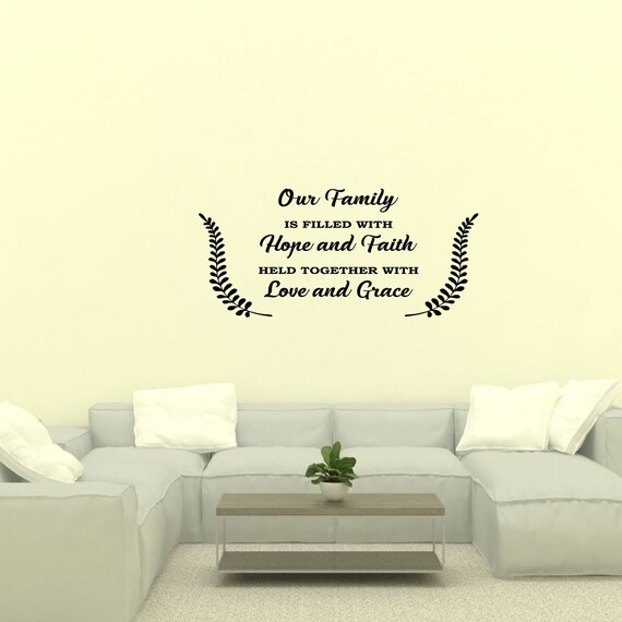 Wall Decal Sticker Quote Vinyl Art Christmas Holiday Family Friends Hope C13 