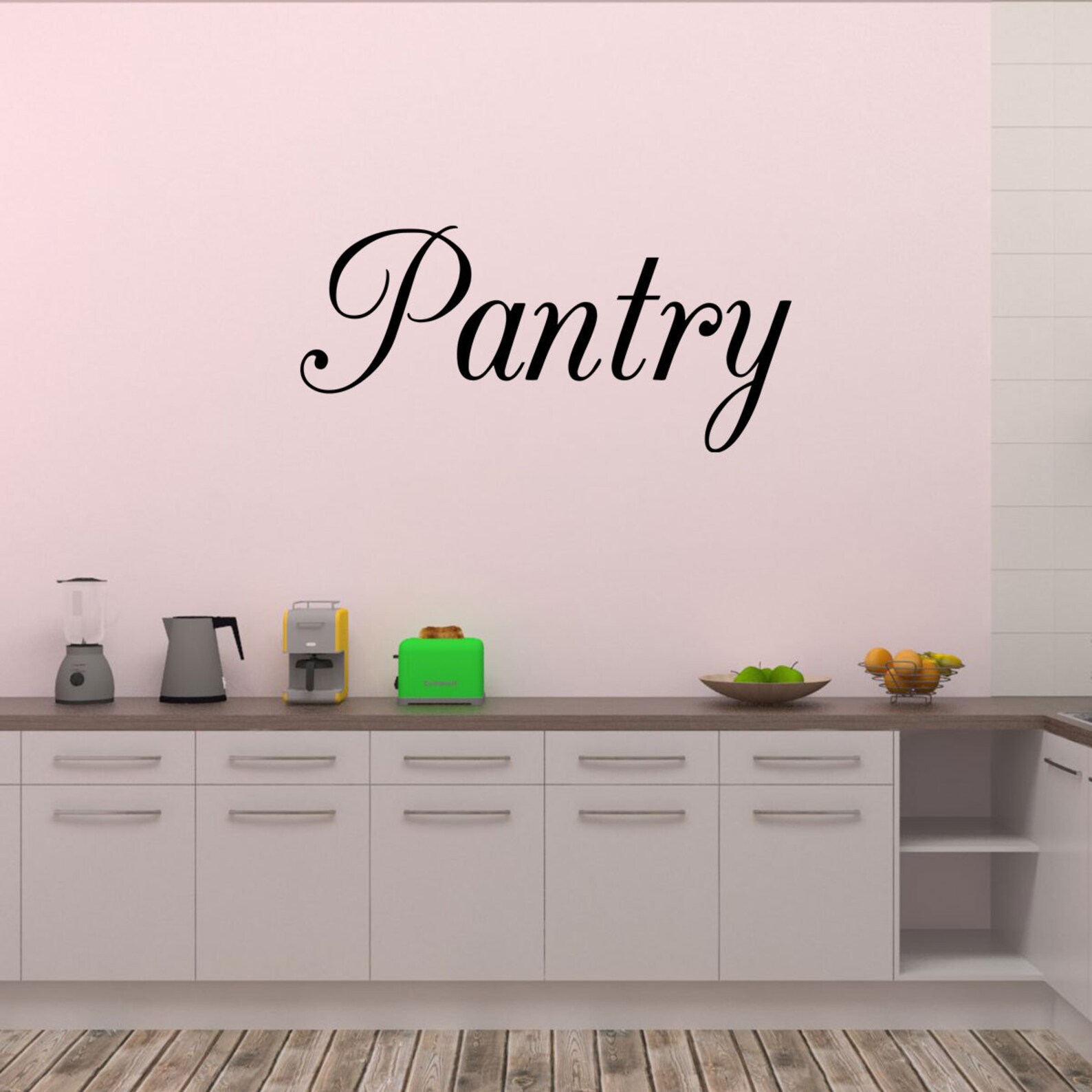 Wall Decal Quote Pantry Kitchen Vinyl Sayings Words Art Decor Etsy