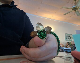 Dragon Braclet, Desk Top Defender, Protector of Owls, Wrist Buddy