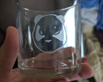 Hand etched Glasses