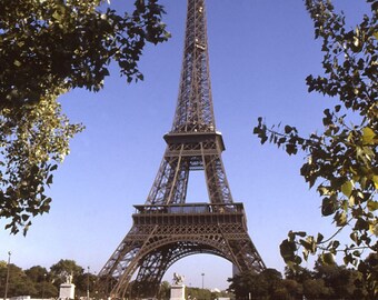 Eiffel Tower Paris Poster Print