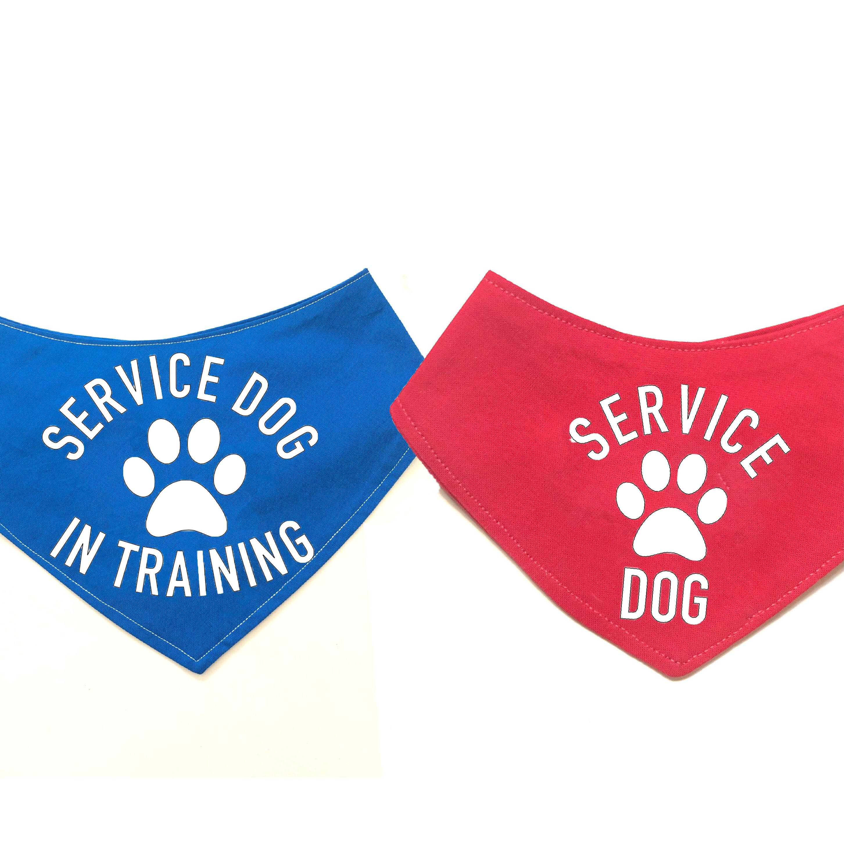Service Dog Bandana In Training Bandana Service Animal Pet Etsy