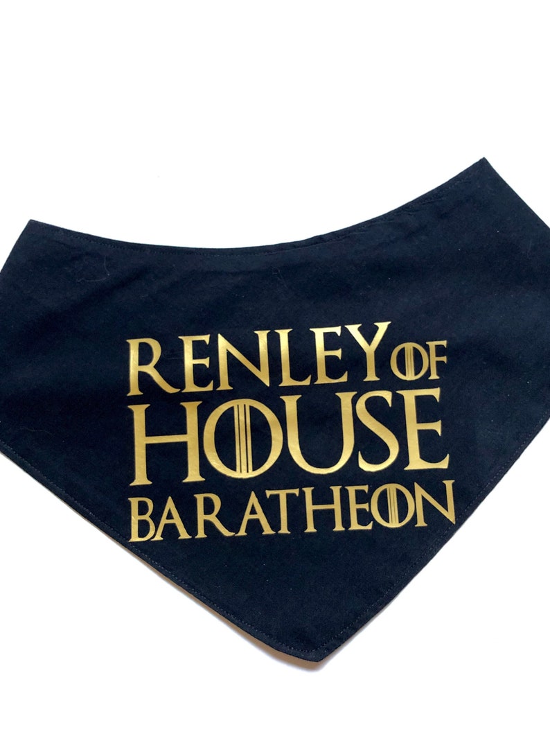 house stark dog bandana