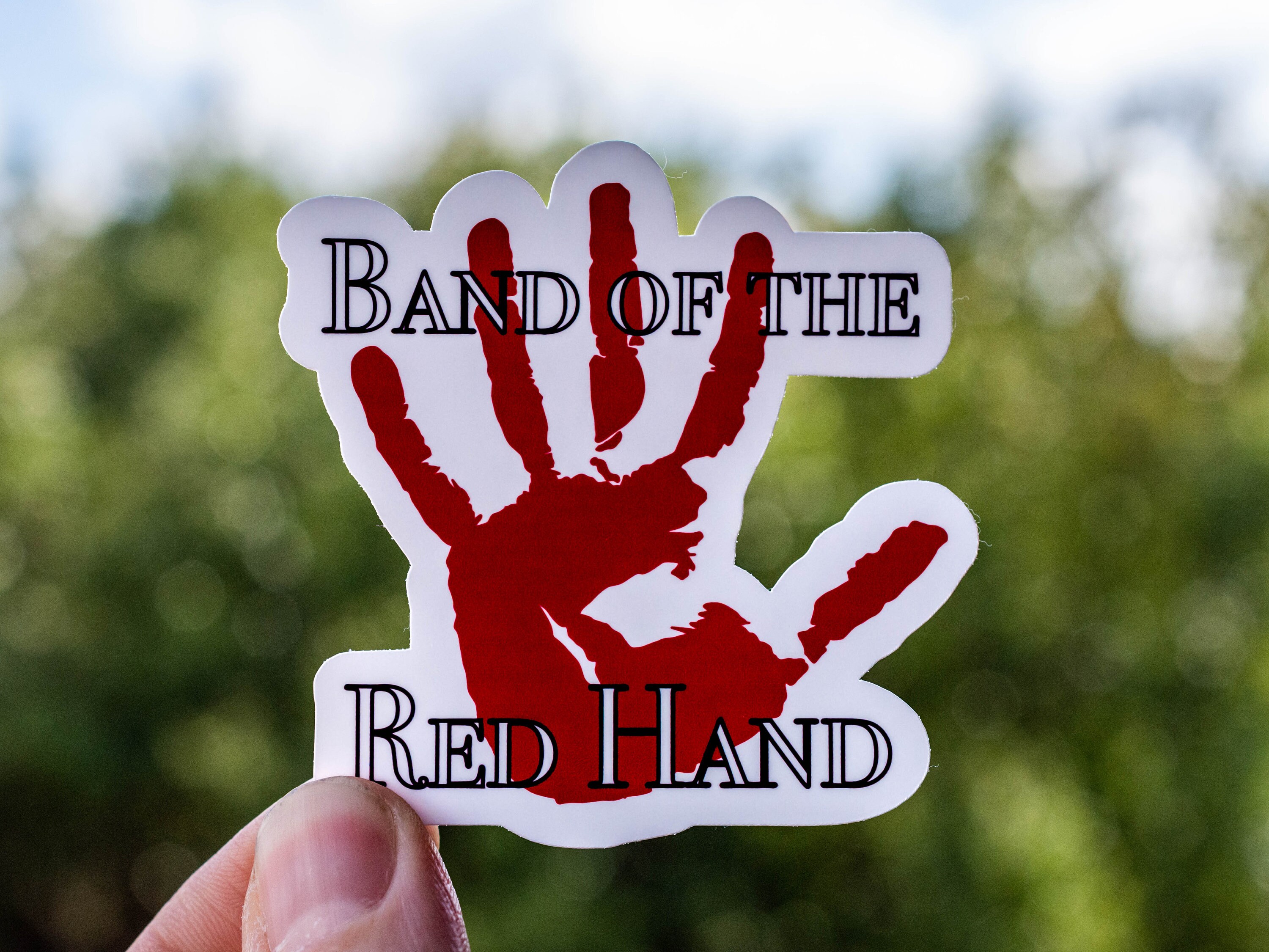 Wheel of Time Sticker Band of the Red Hand Mat Cauthon Etsy