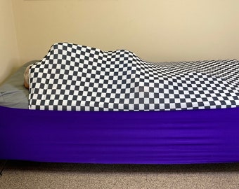 FULL Size (regular + XLong) Sensory Compression Bed Sheet for Kids with Autism, ADHD, SPD, Insomnia and Asperger, weighted blanket alternati