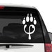 Phipaw vinyl decal with heart - laptop bumper sticker car furry funny meme tumblr gay fursuiter fursuit culture OwO what's this? 