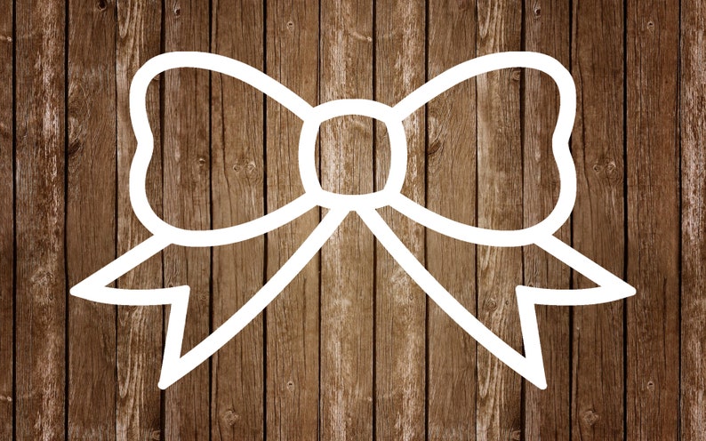 Cute Bow Decal wall decal wine glass decal car decal bow laptop decal tumbler decal