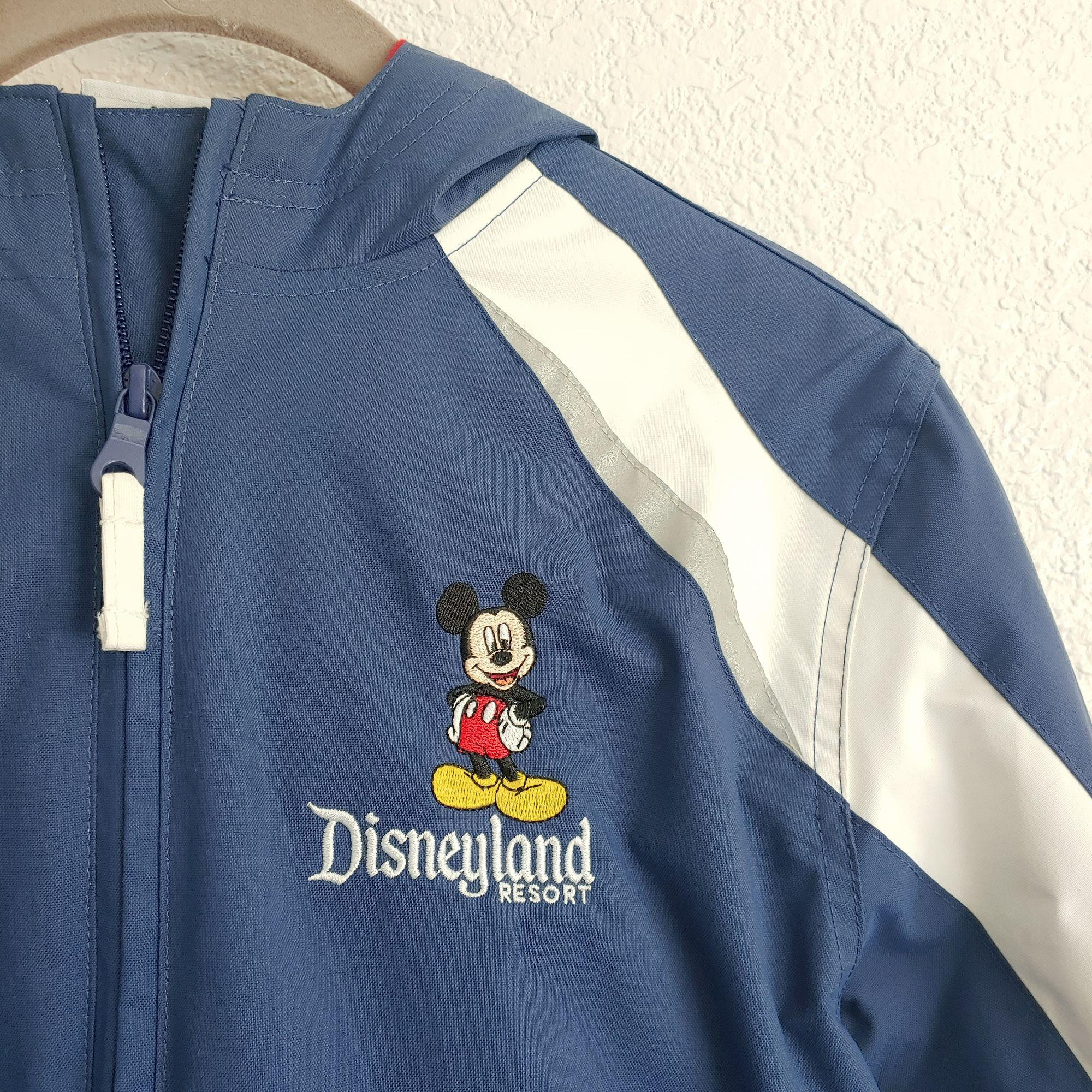 NWT Disneyland Blue Youth Resort Zip Up Jacket Large Mickey | Etsy