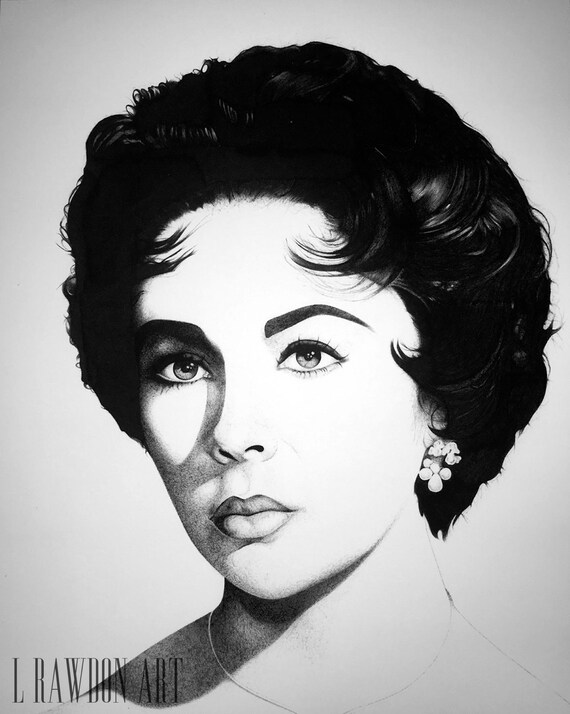 Elizabeth Taylor 14 x 11/" Photo Print