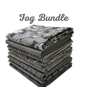 Boudoir, Fog Bundle of 8 Pre-Cut Prints, by BASICGREY