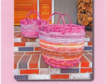 Freeport Gather Pattern, Fabric Covered Clothesline Craft from Aunties Two Patterns #AT249