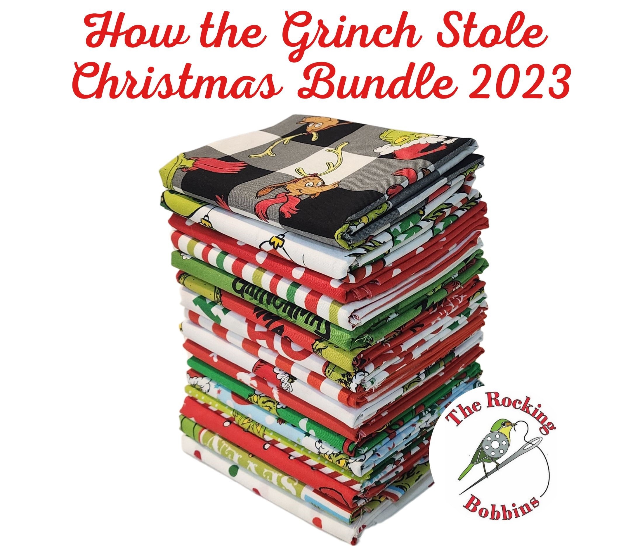 How the Grinch Stole Christmas 2023 16 Prints Pre-cut Fabric