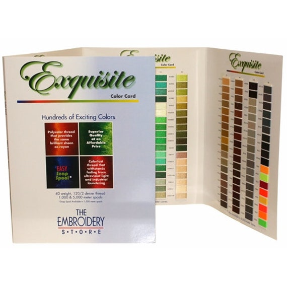 Exquisite Thread Color Chart