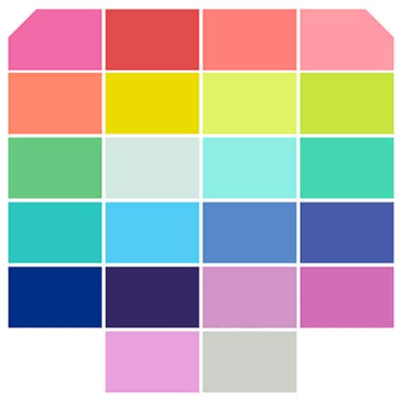 Tula Pink Solids Cornflower - Tula Pink - PER QUARTER METRE Tula Pink Solids Cornflower - Tula Pink - PER QUARTER METRE