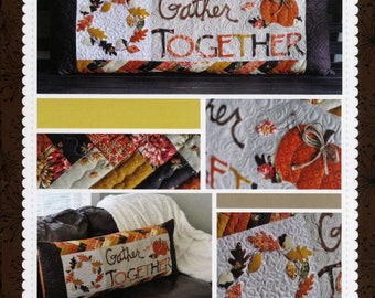 Kimberbell, Gather Together, Bench Pillow Cover, Sewing Version, by Kim Christopherson for Kimberbell, KD181