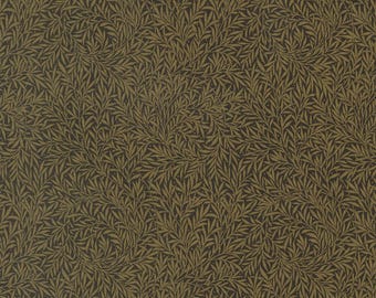 Morris Muse, 13387.15, color Ebony, Barbara Brackman's William Morris Reproductions, (sold in 18 inch increments)