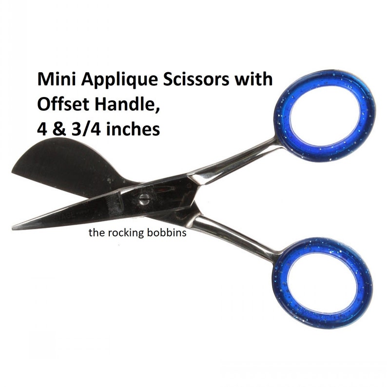 Scissors Mini Applique Scissors with Offset Handle 4 & 3/4 Etsy