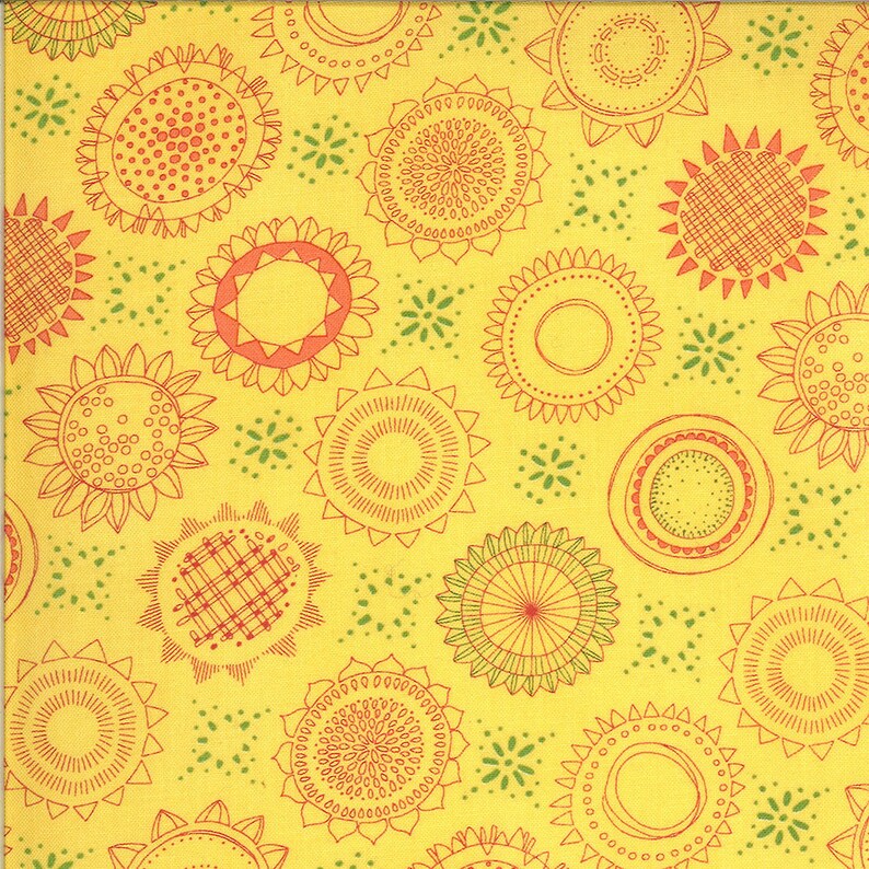 Varietals 48682.13 by Robin Pickens, Solana color Buttercup 12 yard continuous cuts