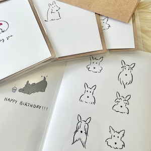Multipack Scottie Hund Scottish Terrier Grußkarten