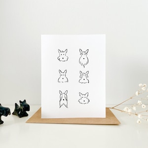 Stylish Scottie Dog Scottish Terrier Card
