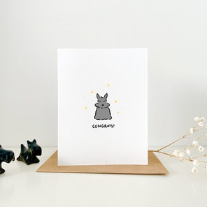 Carte Félicitations Scottie Dog Scottish Terrier