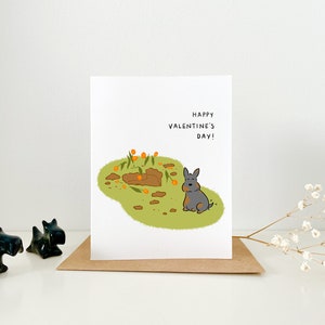 Carte Happy Valentine's Day Scottie Dog Scottish Terrier
