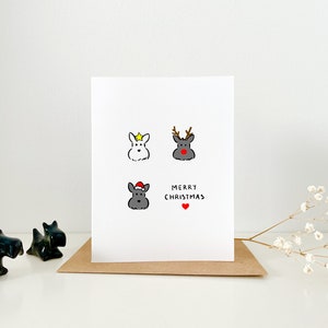 Carte Joyeux Noël Scottie Dog Scottish Terrier